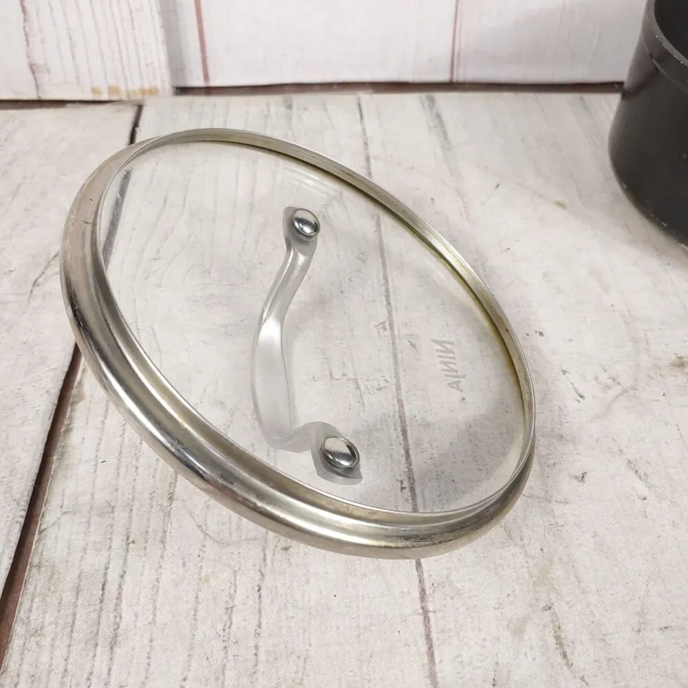 USED - Ninja Foodi NeverStick 1.5 Qt Pot Saucepan - Glass Lid, OVEN SAFE, C10215